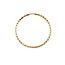 Dazzle Diamond Cut Sleeper Hoop Earrings in 10K