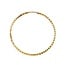 Bella Dazzle Diamond Cut Sleeper Hoop Earrings
