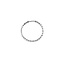Bella Dazzle Diamond Cut Sleeper Hoop Earrings