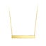 Bella Monogram Horizontal Bar Necklace