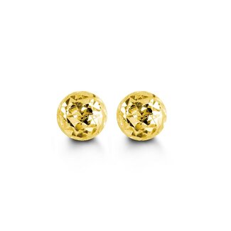 Bella Gold Bella Cosmo Ball Stud Earrings