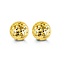 Cosmo Diamond Cut Ball Stud Earrings in 10K