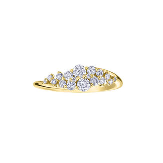 Viva by Spicer Cole Diamond Cluster Fashion Ring