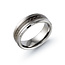 Black & Grey Tungsten 8mm Band