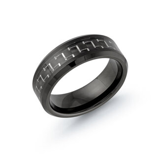 Bands by Spicer Cole Black Tungsten 8mm Band