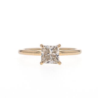 Beyond Round Bridal by Spicer Cole Princess Cut Solitaire Engagement Ring