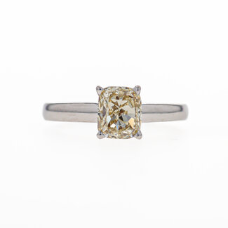 Beyond Round by Spicer Cole Cushion Cut Solitaire Engagement Ring