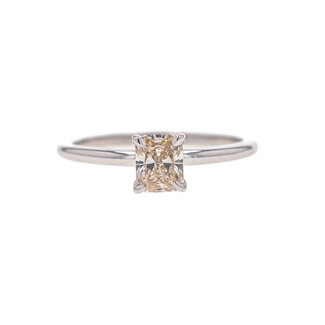 Beyond Round Bridal by Spicer Cole Radiant Cut Solitaire Engagement Ring