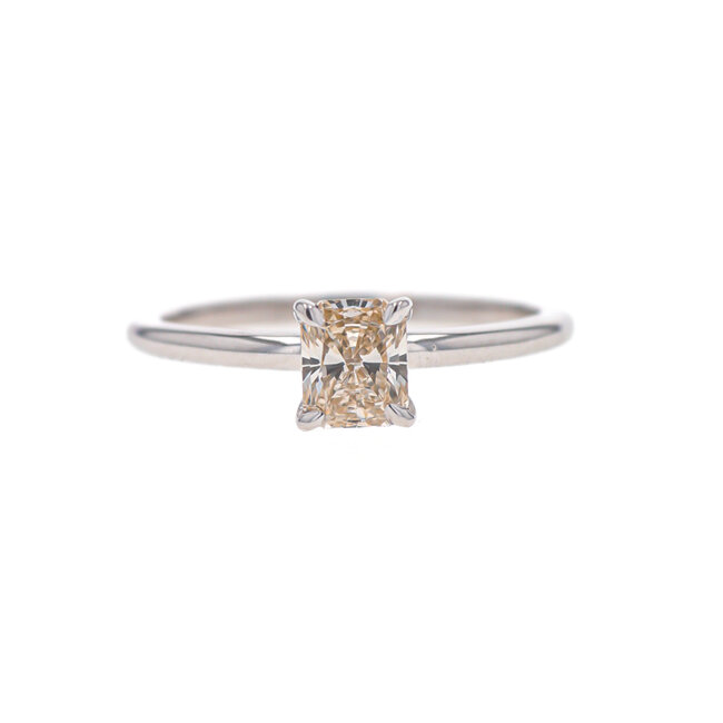 Radiant Cut Solitaire Engagement Ring