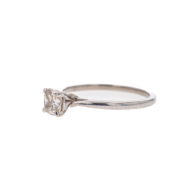 Cushion Cut Solitaire Engagement Ring