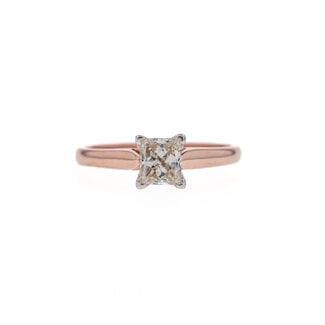 Beyond Round Bridal by Spicer Cole Princess Cut Solitaire Engagement Ring