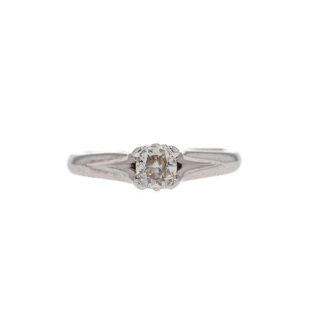Cushion Cut Solitaire Engagement Ring