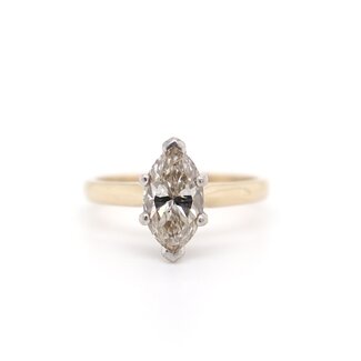Beyond Round by Spicer Cole Marquise Cut Solitaire Engagement Ring