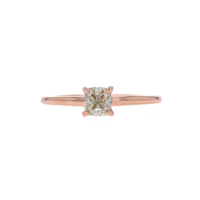 Radiant Cut Solitaire Engagement Ring
