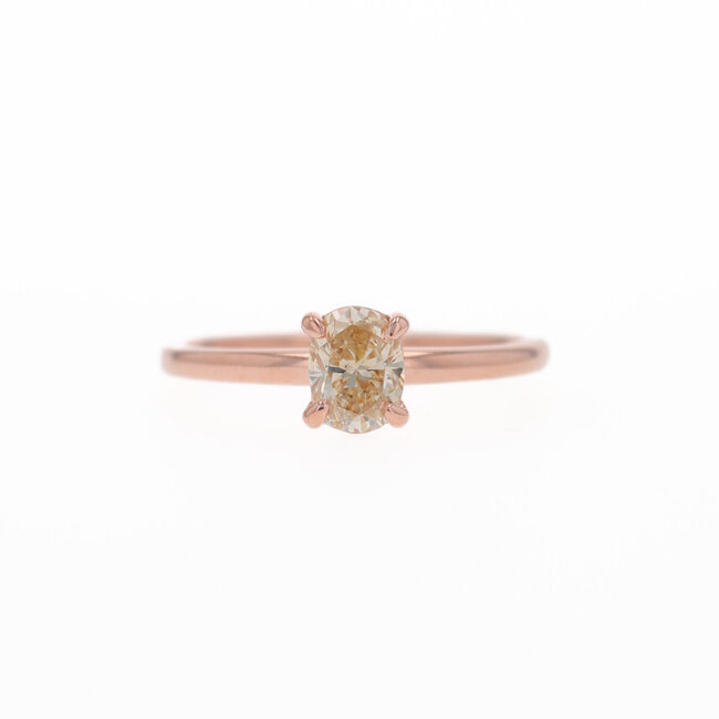 Oval Cut Solitaire Engagement Ring