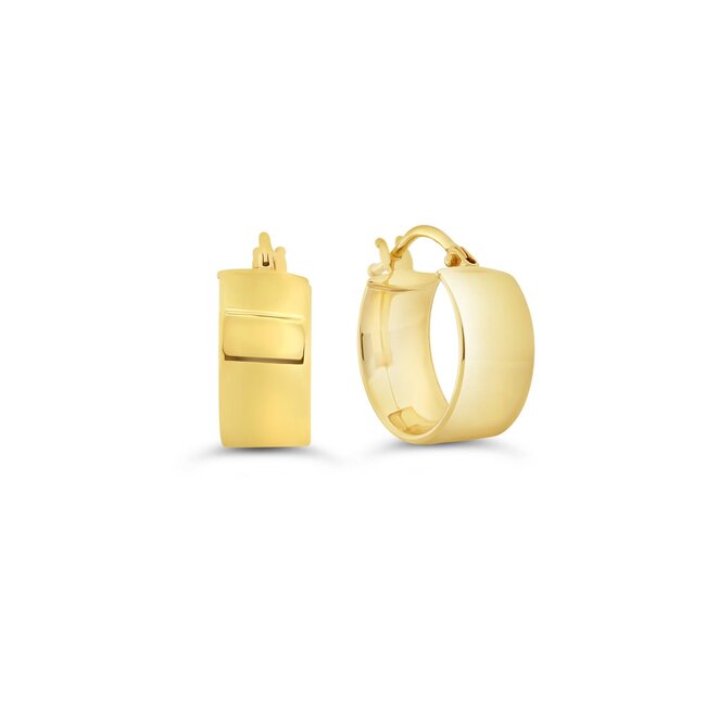 Bella Chic Flat Hoops