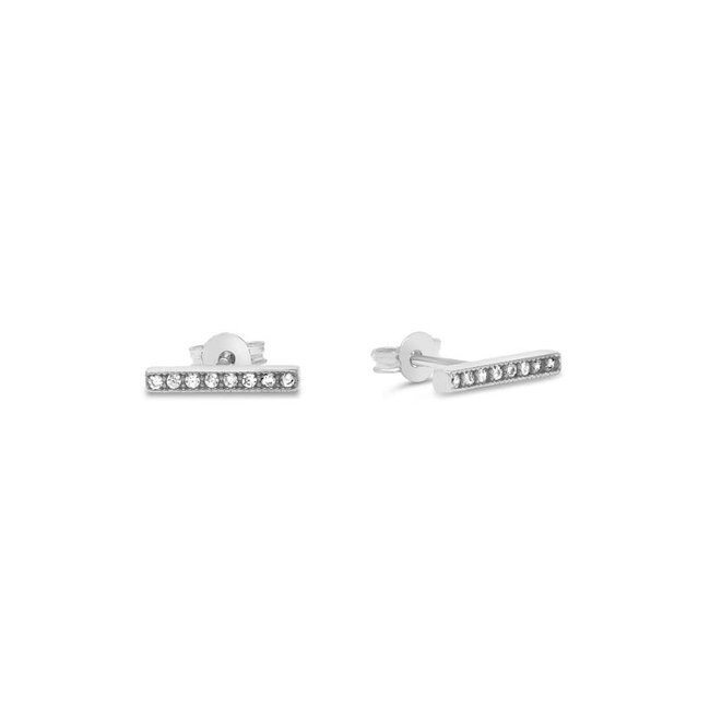 Bella Cubic Zirconia Bar Studs