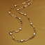 Paperclip Pearl Station Necklace