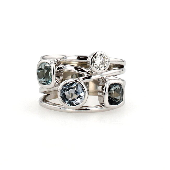 Custom Design Montana Sapphire Ring