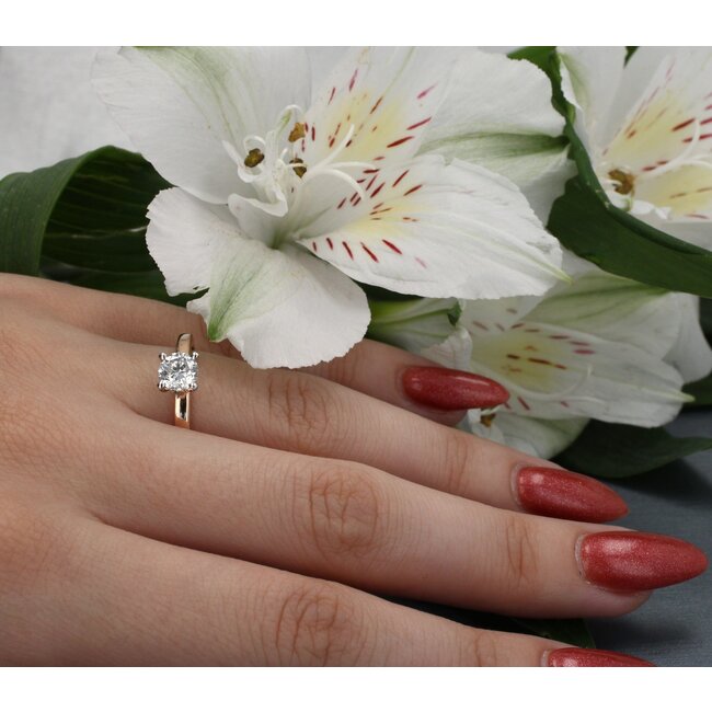 Round Brilliant Cut Solitaire Engagement Ring