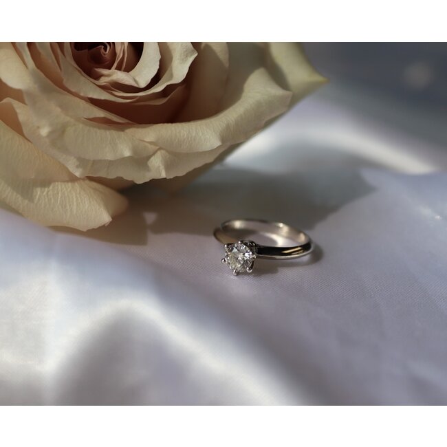 Round Brilliant Cut Solitaire Engagement Ring