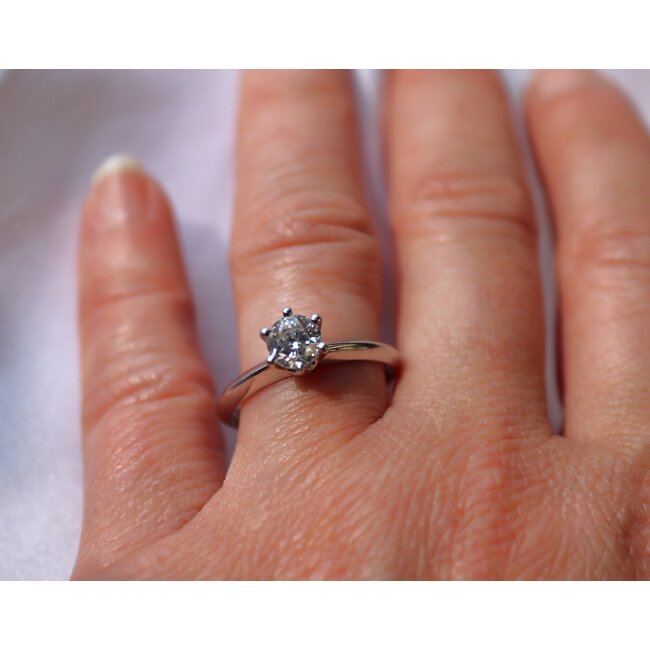 Round Brilliant Cut Solitaire Engagement Ring