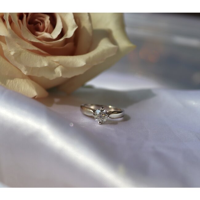 Round Brilliant Cut Solitaire Engagement Ring