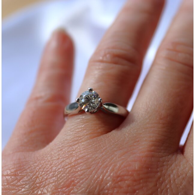 Round Brilliant Cut Solitaire Engagement Ring