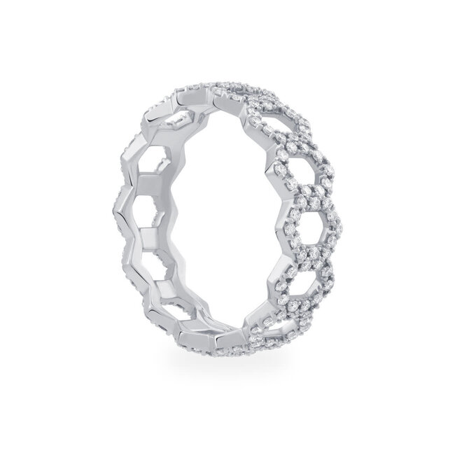 Birks Iconic ® Stackable Diamond Bee Chic Ring