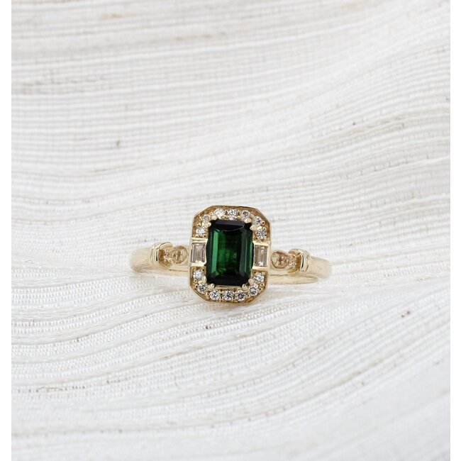 Green Tourmaline Ring