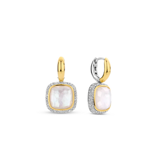Ti Sento Ti Sento Mother of Pearl Drop Hoops