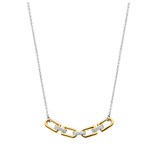 Ti Sento Ti Sento Interlocking Link Necklace