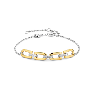 Ti Sento Ti Sento Pave Multi Link Bracelet
