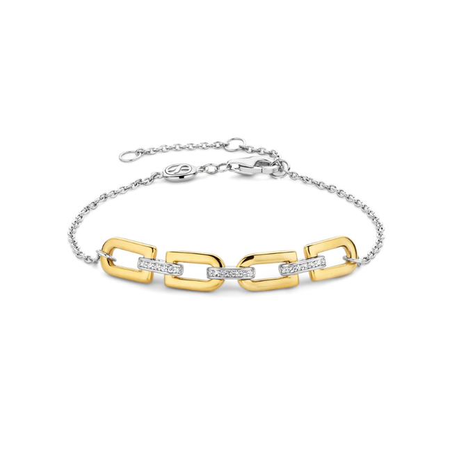 Ti Sento Pave Multi Link Bracelet