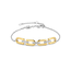 Ti Sento Pave Multi Link Bracelet