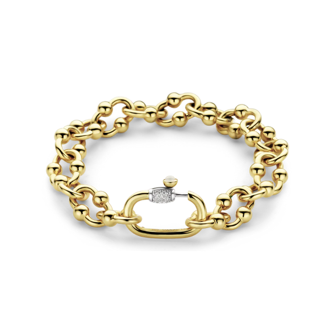 Ti Sento Chunky Signature Bubble Link Bracelet