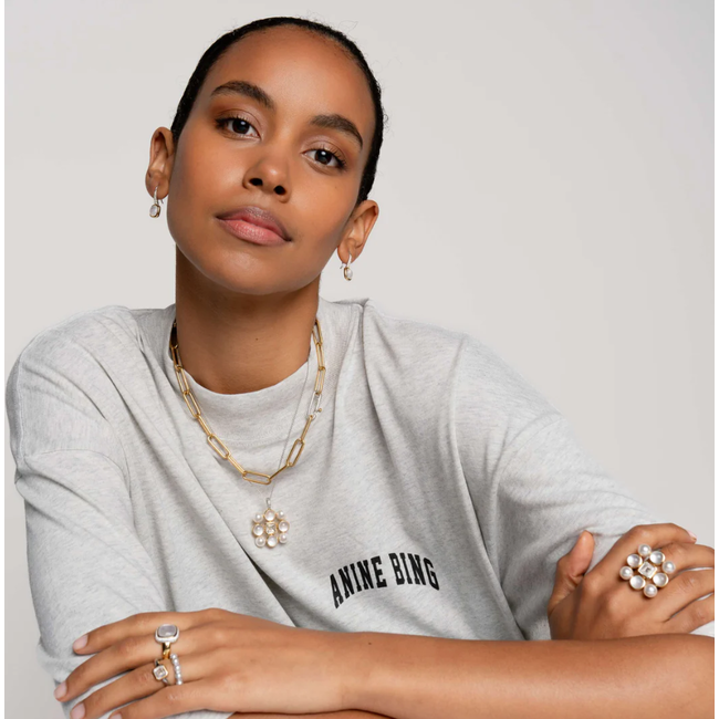 Ti Sento Mother Of Pearl Ring