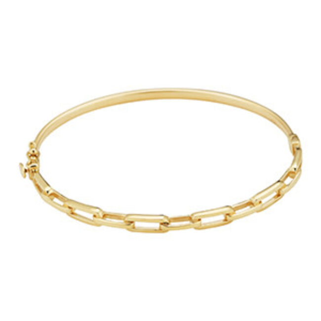 Paperclip Hinge Bangle