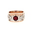 Custom Design Ruby & Diamond Openwork Ring