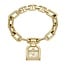 Fossil Harwell Gold-Tone SS Watch Charm Bracelet