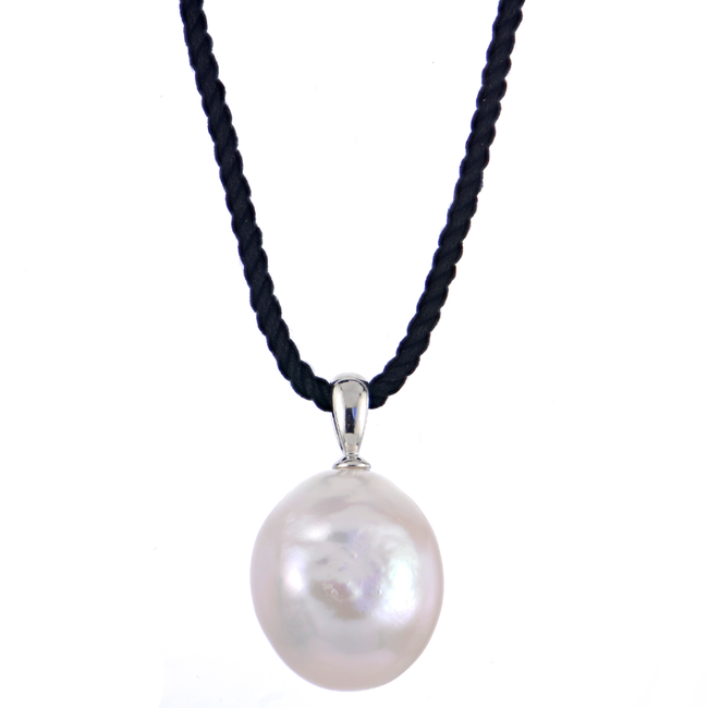 Baroque Freshwater Pearl Cord Necklace