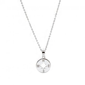 Everyday Silver by Spicer Cole Plain Star Compass Necklace