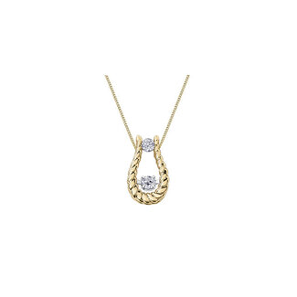 Pulse Rope Diamond Pendant