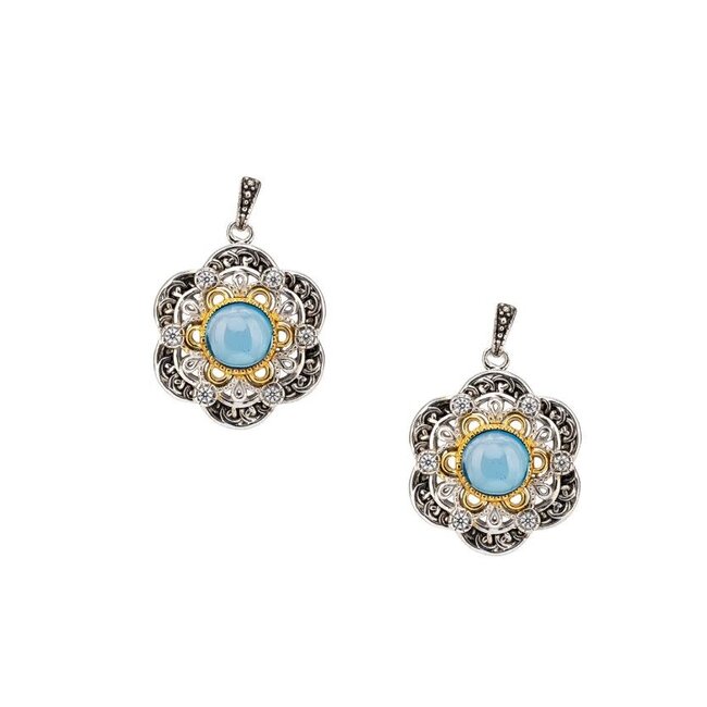 Celestial Swiss Blue Topaz Earrings
