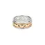 Sterling Silver & 10Y Gold Keith Jack Claddagh Ring - Size 11