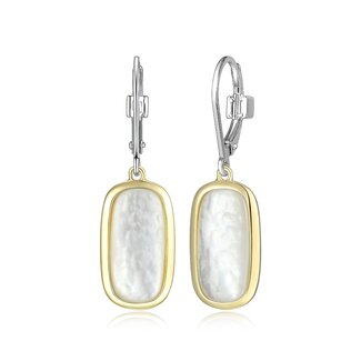 Elle Time & Jewellery ELLE Allure Mother of Pearl Cushion Drop Earrings