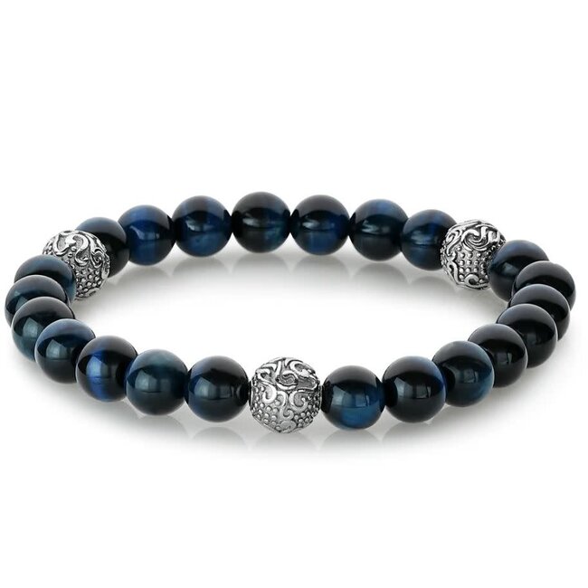 Blue Beaded Bracelet