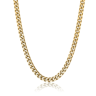Italgem Steel Stainless Steel 9.4mm Curb Link Chain 22-24"