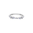 Pear & Round Diamond Band