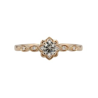 Utwo Bridal by Spicer Cole Round Brilliant Cut Diamond Engagement Ring